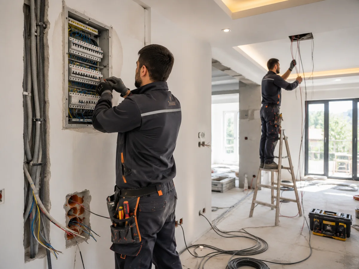 Konut elektrik tesisatı bakım ve yenileme çalışması